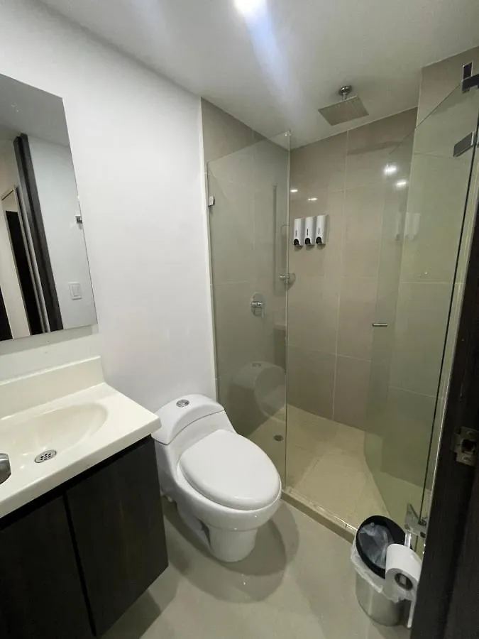 Lujoso Apartaestudio Completo 601 Medellin, Con Balcon Y Hermosa Vista A La Ciudad Apartamento